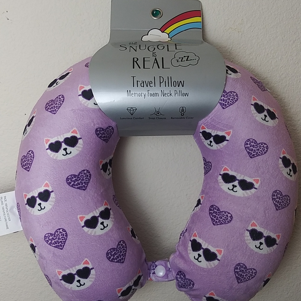 Travel Pillow Memory Foam Neck Pillow